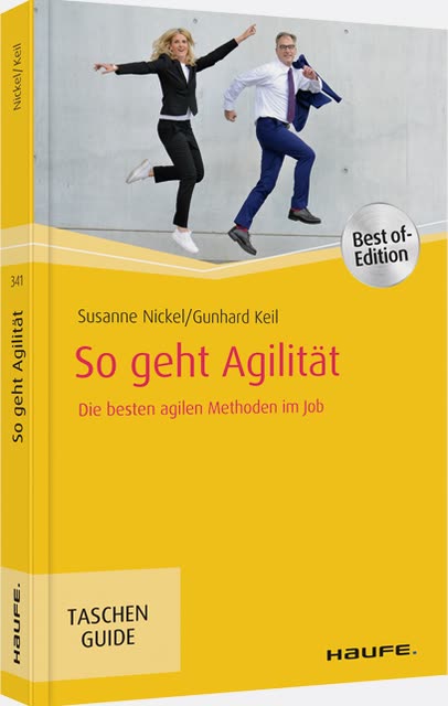 Buchcover „So geht Agilität“, Haufe TaschenGuide