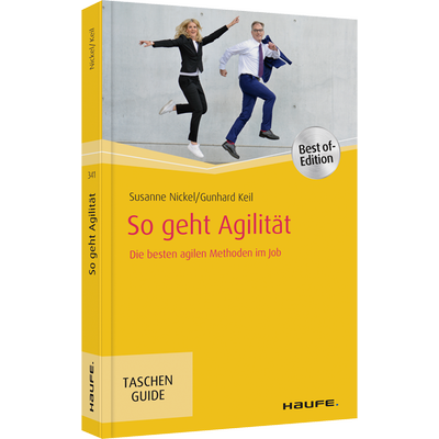 Buchcover „So geht Agilität“, Haufe TaschenGuide