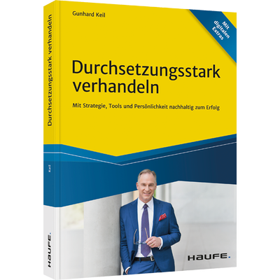 Buchcover „Durchsetzungsstark verhandeln“, Haufe TaschenGuide